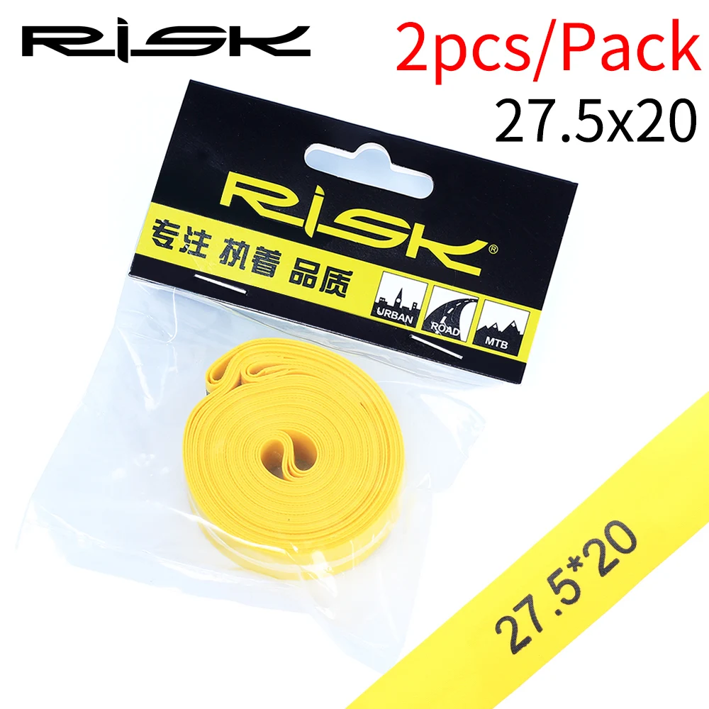 2 stücke RISIKO Fahrrad Felge Streifen Reifen Liner Rohr Schutz PVC Felge Band für 700C 26 27,5 29 zoll Rad MTB Mountain Road Bike Feste – Detail 9