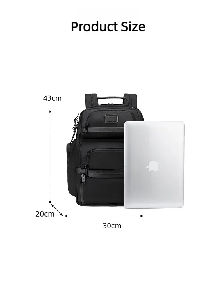 2025년 신형 대용량 남성용 컴퓨터 백팩, 비즈니스 및 레저 여행에 적합, 나일론 방수 백팩