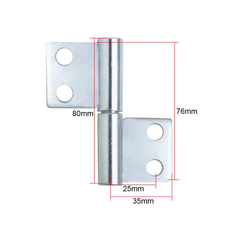 Brand New 10PCS Steel Industrial Equipment Hinges Thicken Distribution Box Hinge Switch Electrical Cabinet Door Hinges