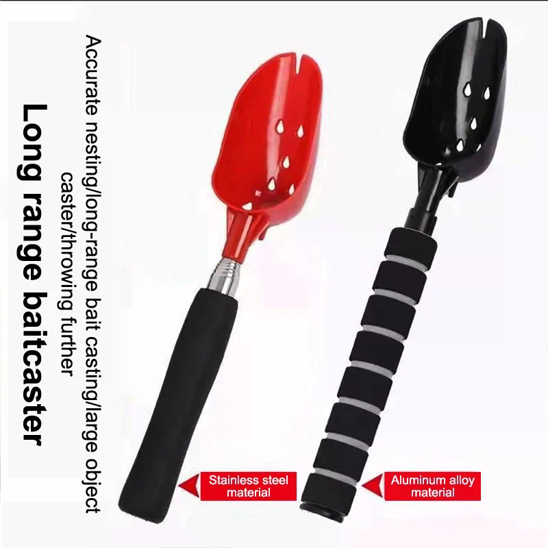 Leichtes Angelzubehör mit einziehbaren Fischköder-Wurflöffel und langem Griff