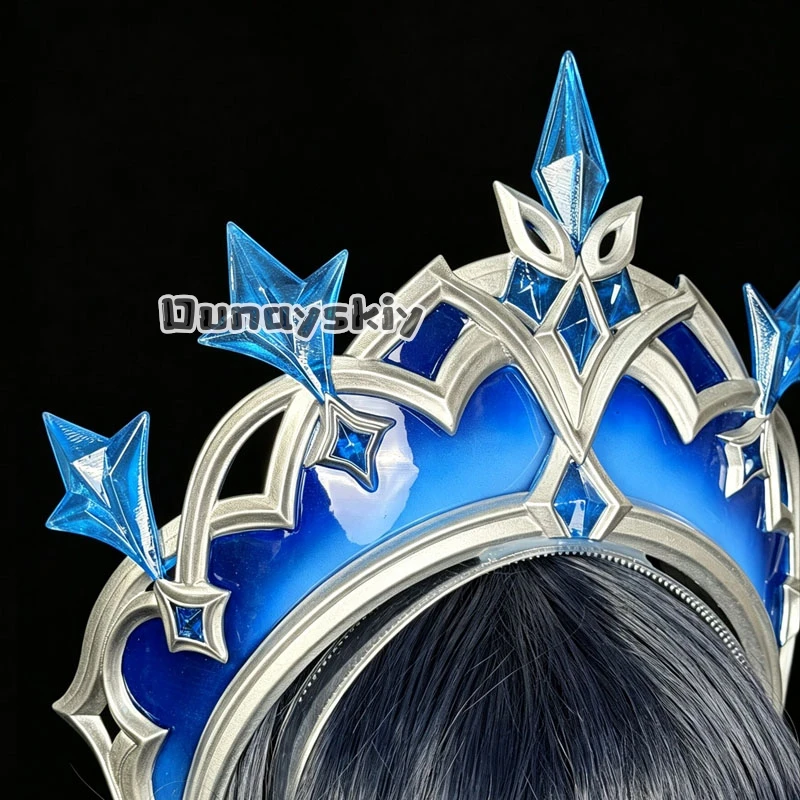 The Tsaritsa Ice Queen Winter Crown Snezhnaya​ Headwear Props Cosplay Props Game Genshin Impact Accessory For Halloween view 5