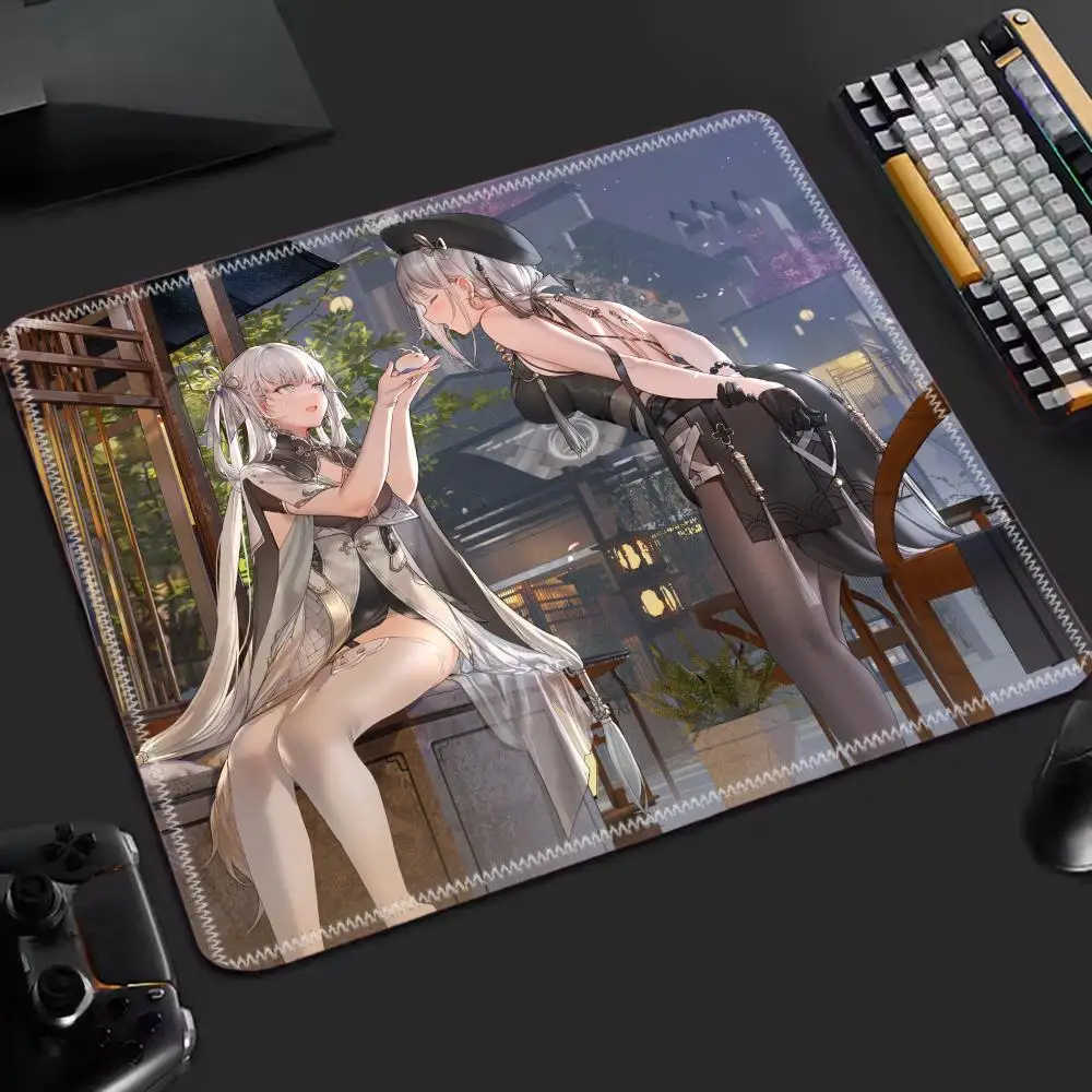 

Cool W-Wuthering WaveS Mouse Pad Cartoon rubber Small mouse pad desktop computer office keyboard e-sports ROGs game