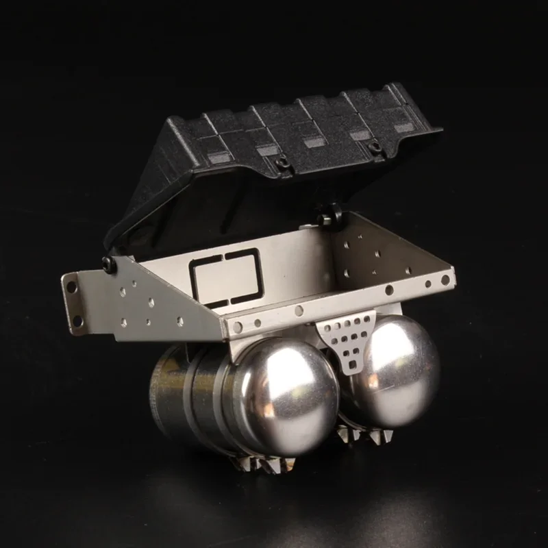 

1:14th Scale 1pcs Metal Simulation Battery Box Gas Tank for Tamiya RC Truck SCANIA 770S R620 VOLVO BENZ Arocs MAN TGX Car