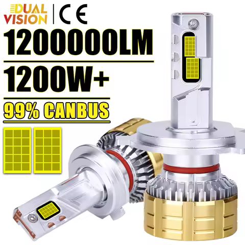 H4 H7 LED CANBUS 1200W K5C K6C H1 H8 H9 H11 9005 9006 HB3 HB4 9012 HIR2 Led Car Headlight Turbo Auto 6000K 9084 CSP Fog Lamp 12V