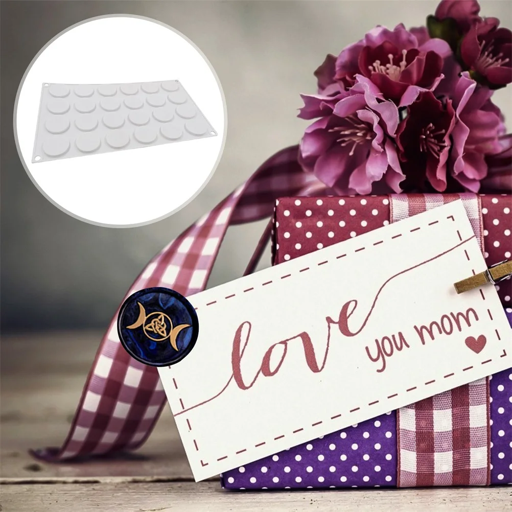 

Silicone Seal Mold Round Making Tool For Party Supply Invitation Sealing Wax Pad Cylinder Mold Mat