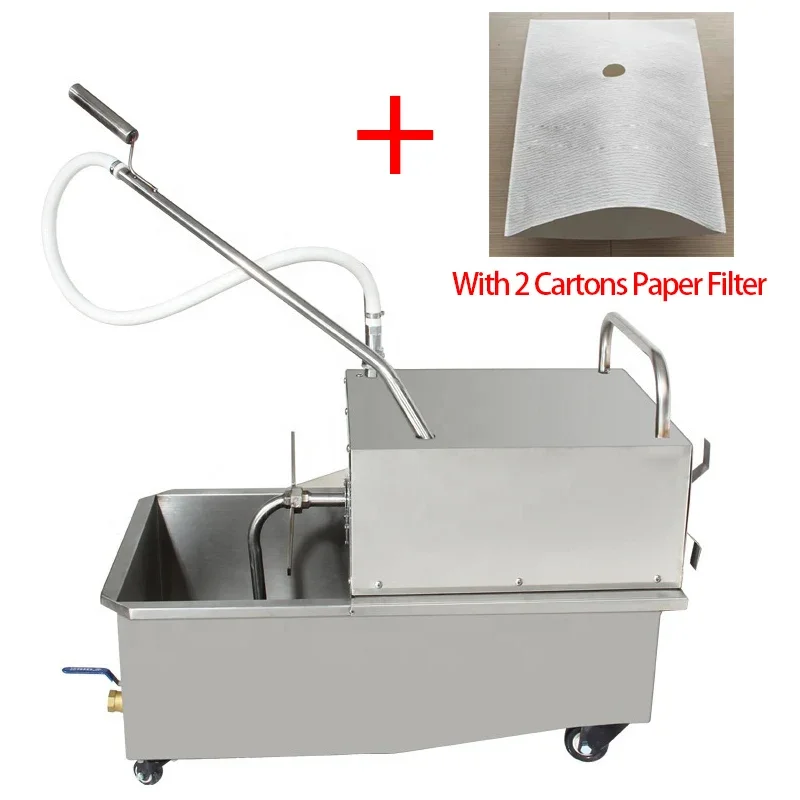 Yoslon RTS Restaurant Used Deep Fryer Oil Filter Machine Fast Food Kfc Restaurant Kitchen Cooking Oil Filter Machine