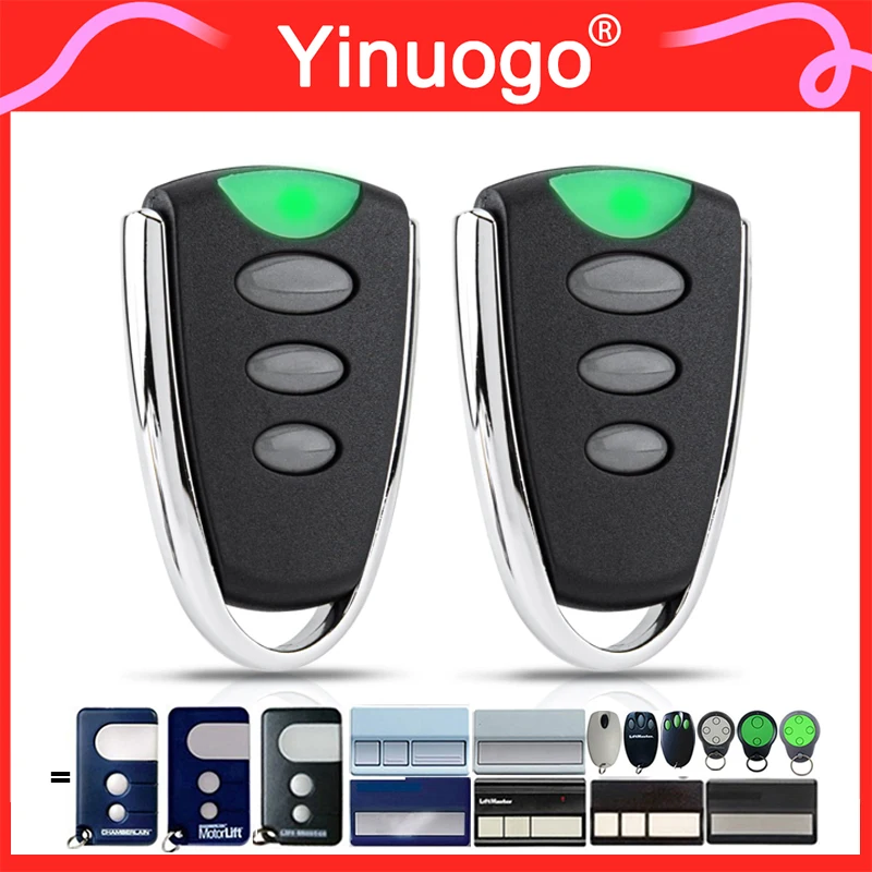 

YNG120 2pcs For HOMENTRY PS94331 94335E MERLIN C945 Garage Door Opener Gate Remote Control 433.92MHz Handheld Transmitter
