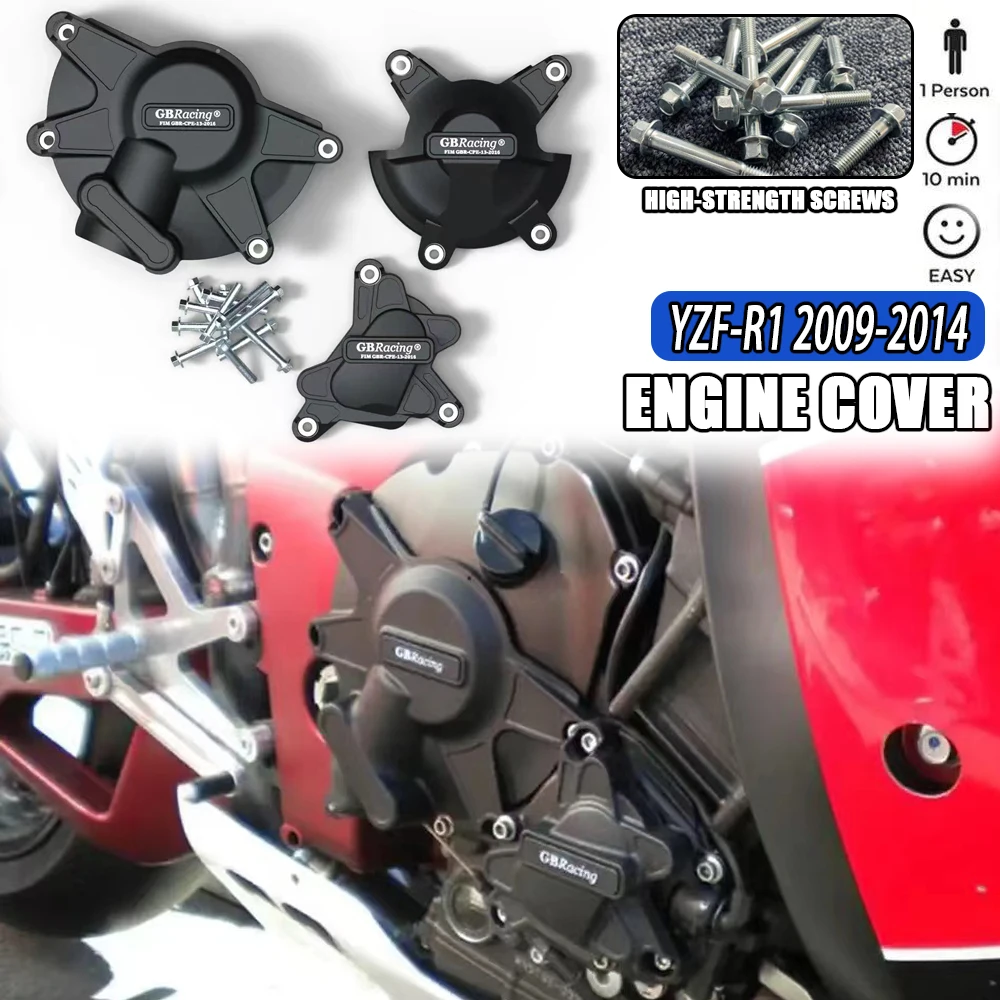 

Чехол для защиты двигателя мотоцикла GB Racing для YAMAHA R1 2009-2010-2011-2012-2013-2014 защита двигателя