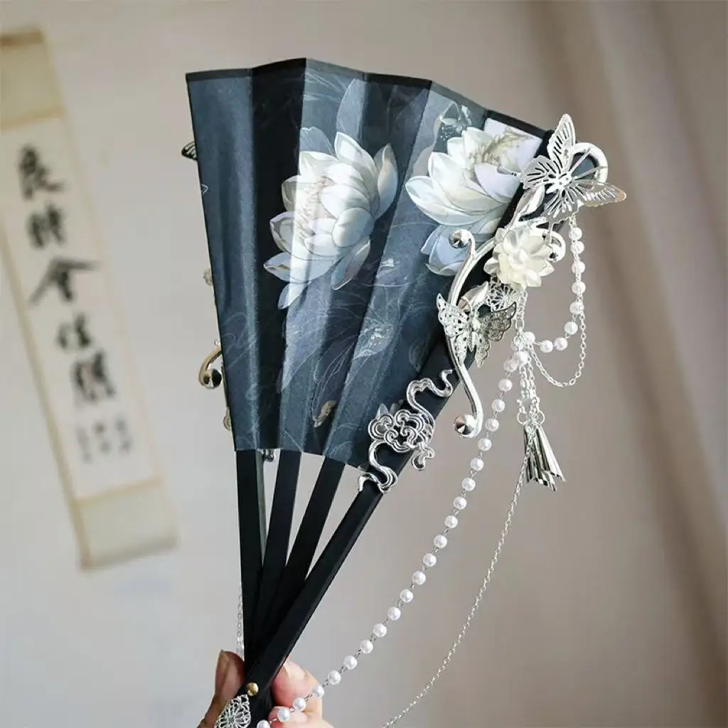 天官が祝福を贈る、花城謝憐のコスプレ古代風写真小道具、扇子を手に。