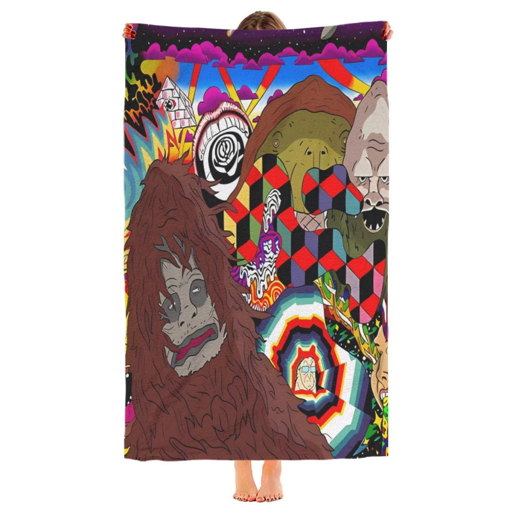 Microfiber Beach Towel The big lez show wall art Print Quick Dry Sandless Beach Blanket Soft Comfortable Camping Pool Towel
