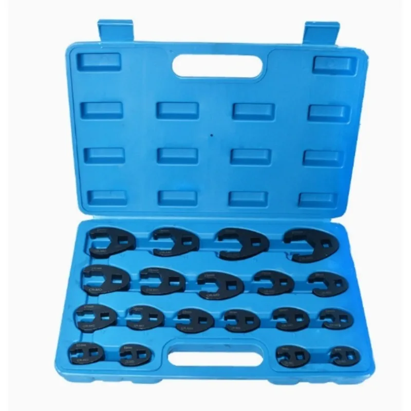 19pcs-plated-steel-crowfoot-wrench-set-8-32mm-03-13in-metric-open-end-spanner-repair-tools-suitable-for-auto-maintenance