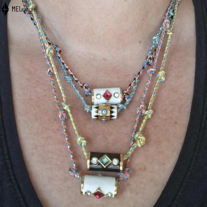

Niche Design Valentine'S Day Colorful Tarot Card Love Necklace Star Eye Pendant Golden Plated Color Preservation Necklace ﻿