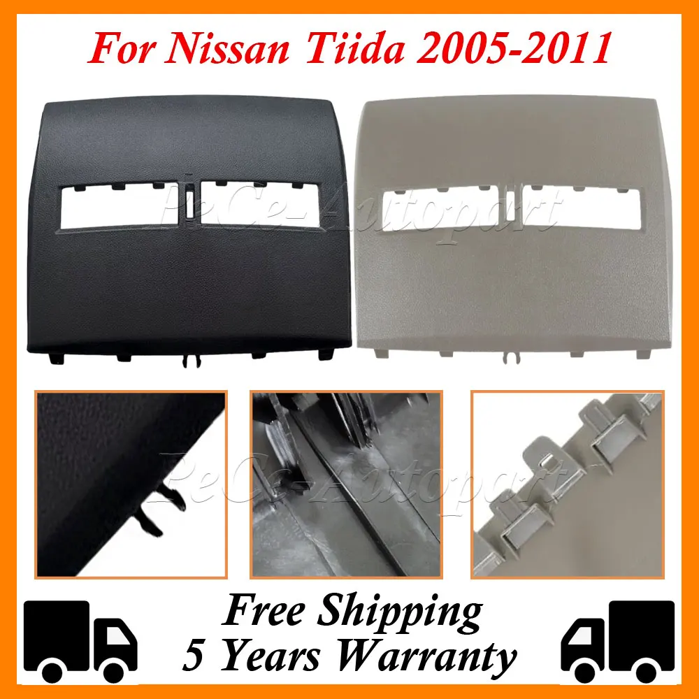 

LHD Car Finisher Instrument Panel Cover Front Dashboard Panel Shell Air Conditioner Vent Outlet For Nissan Tiida 2005-2011