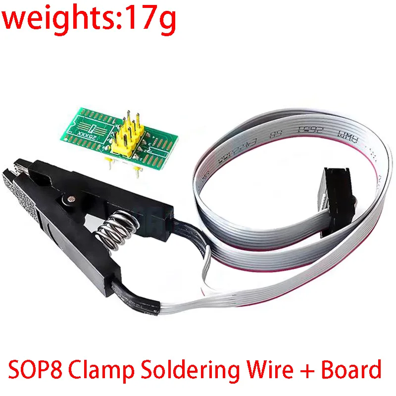 Test Clip SOP8 8-pin BIOS Clip Wide/Narrow 8-pin Universal Clip Adapter Clip Burn-in Chip Clip