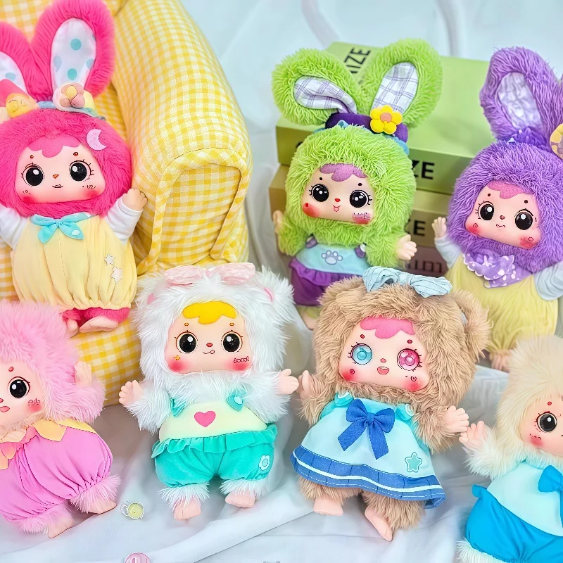 

Samuel Tyke3 Bear And Rabbit Happy Picnic Cute Plush Blind Box Toy Pendant Home Bedroom Decor Gift For Girls Birthday Surprise