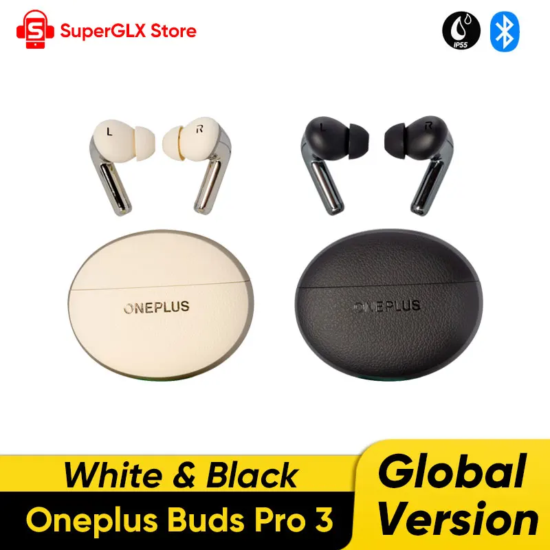 100% New Oneplus Buds Pro 3 Global Version TWS Bluetooth Earphone 50dB Active Noise Canceling 43h Battery Life For Oneplus12 12R