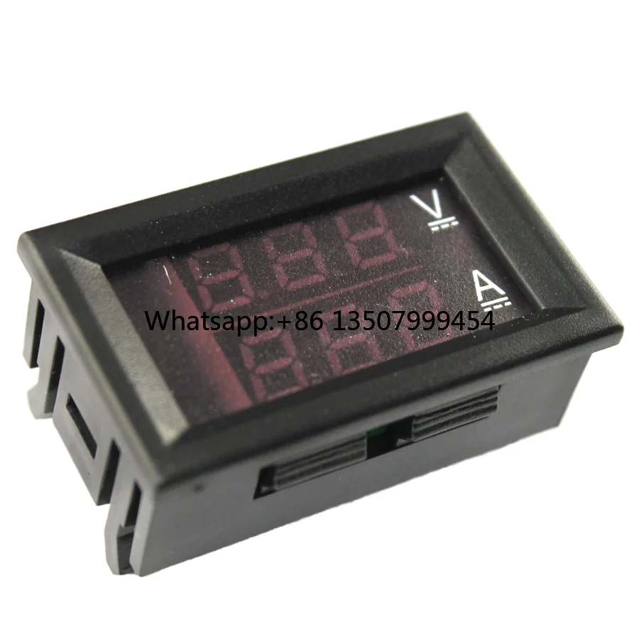 

DSN-VC288 DC 100V 10A Voltmeter Ammeter Blue + Red LED Amp Dual Digital Volt Meter Gauge Voltage Current Home Use Tool