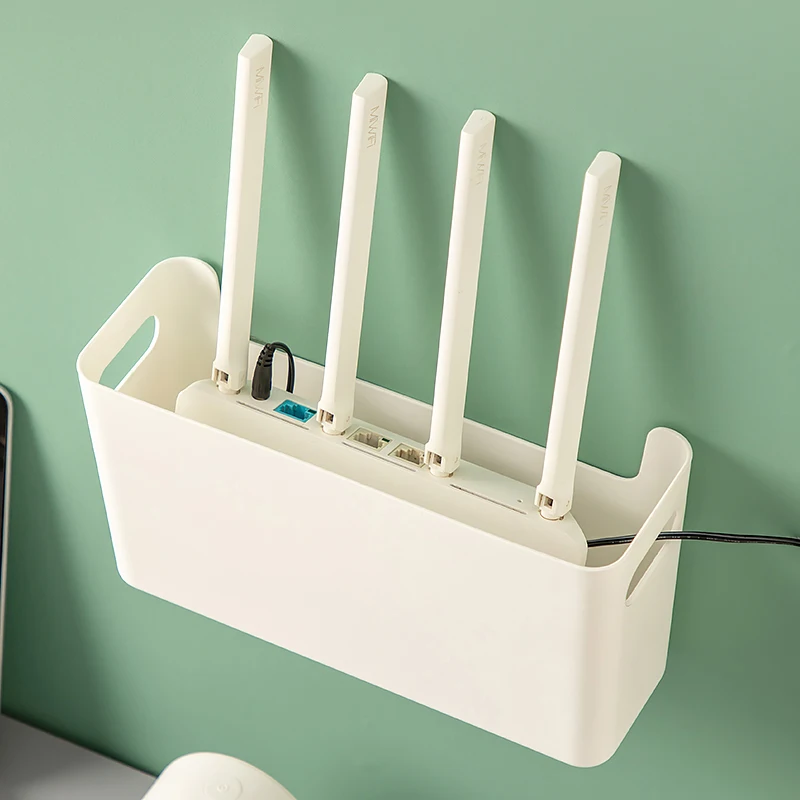 Wall Mounted WIFI Router Wireless Network Wiring Organization Box