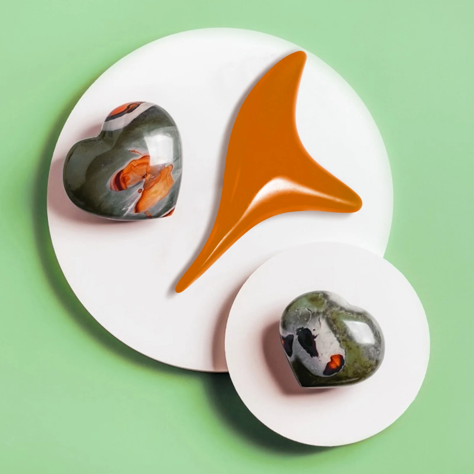 

3Pcs Massage Board Gua Sha Tool Durable Facial Scraper for Blood Circulation Skin Care Absorption Face Body Relaxation