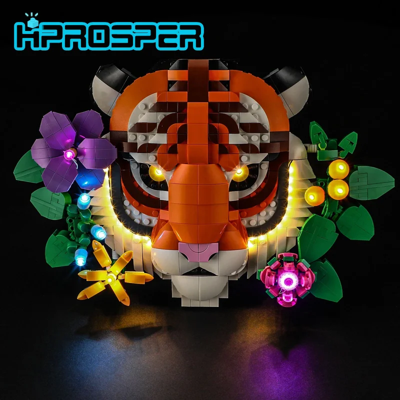

HPROSPER 5V LED Light (No Model) For LEGO 31217 The Fauna Collection Tiger Decorative lights With battery box