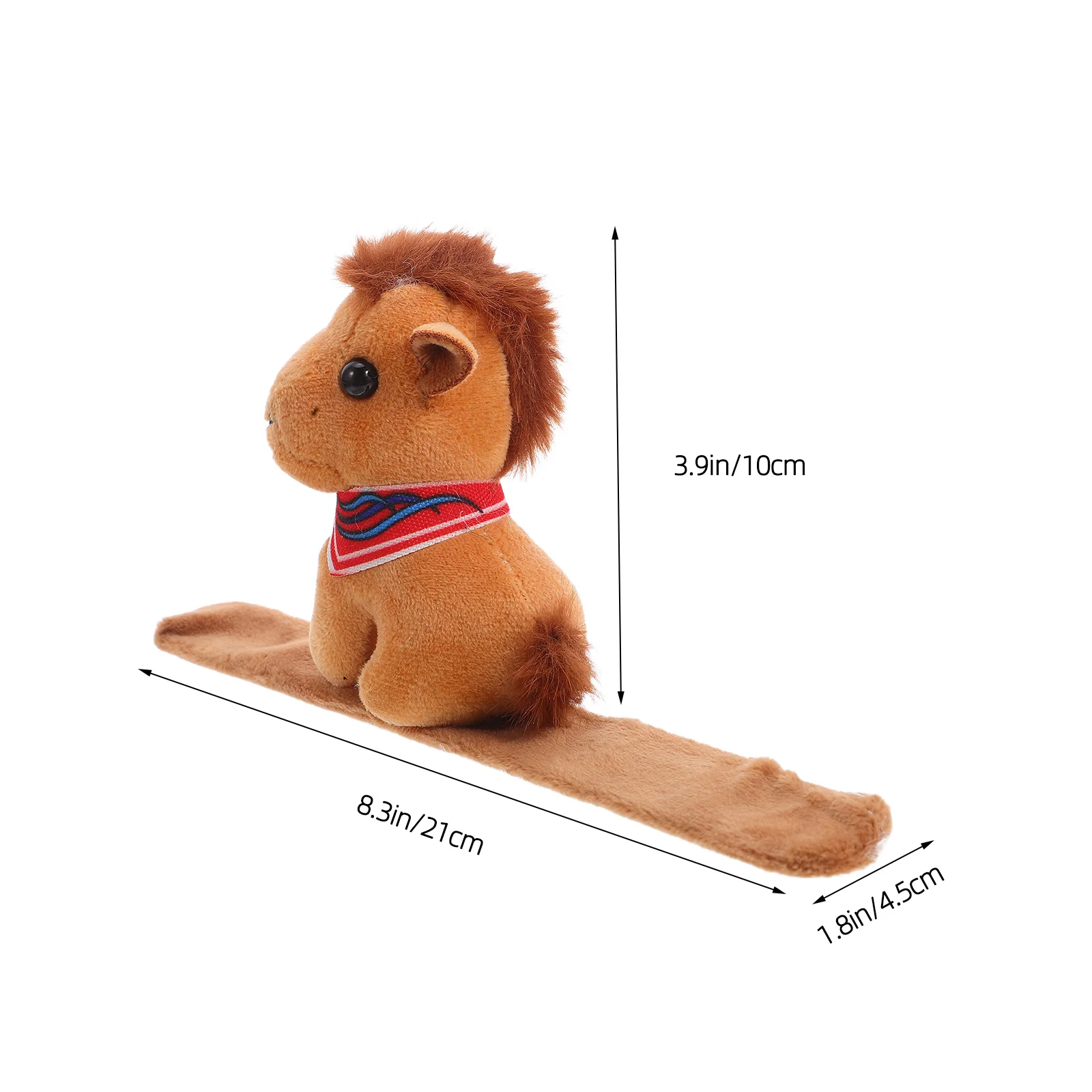 馬のスラップブレスレット ソフト小動物リストバンド 漫画スナップバンド キッズパーティー記念品 動物リストスラップバンド 旧正月