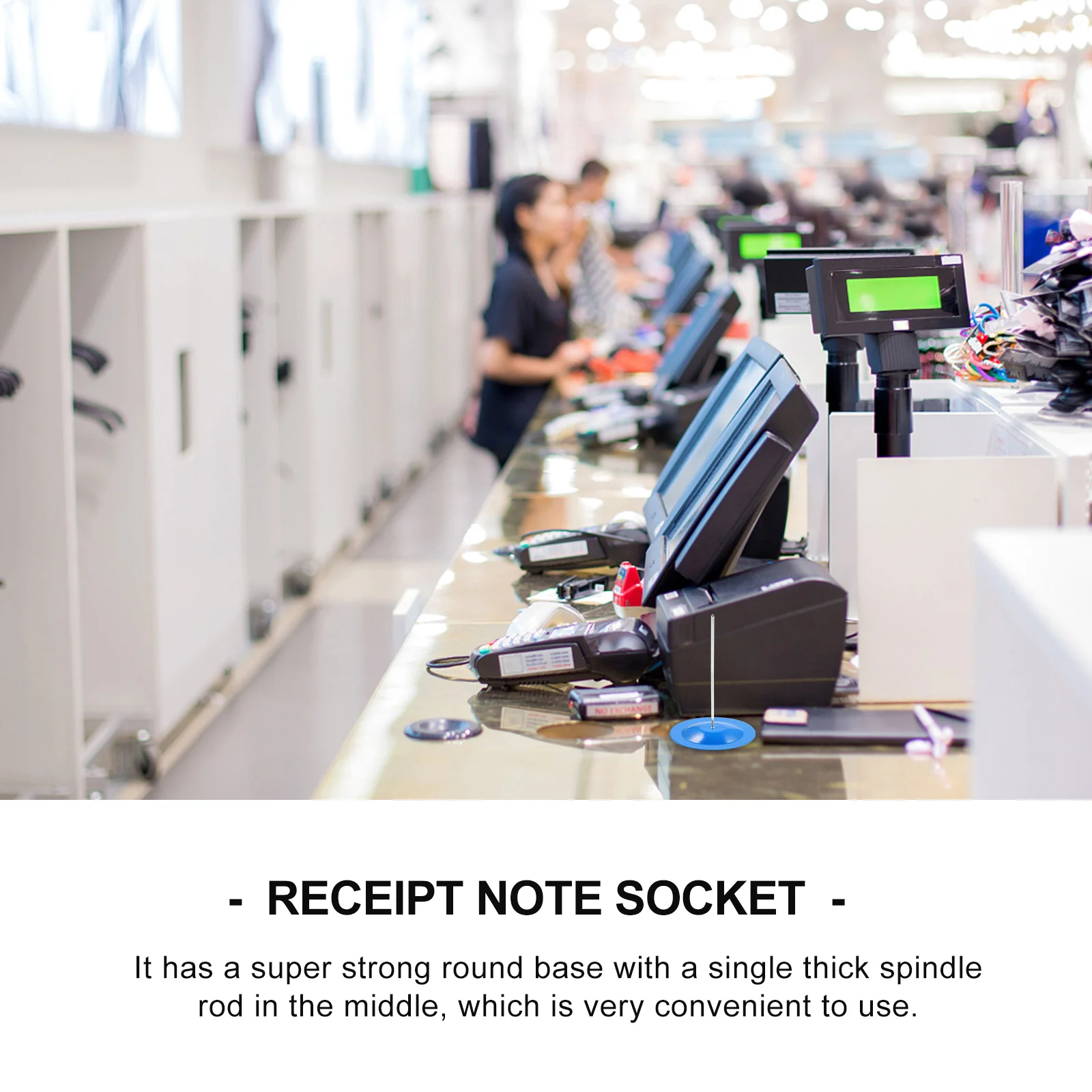 4 قطعة حامل فاتورة سبايك من الفولاذ المقاوم للصدأ قاعدة ثقيلة ورقة مذكرة استلام الوقوف لاستخدام مكتب المطبخ المطعم #6