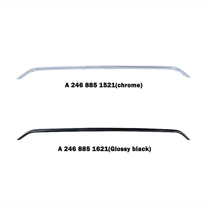 A2468851521 a2468851621 For Mercedes Benz B Class W246 Rear Bumper Chrome Trim Chromium Styling Spoiler Diffusers Accessories