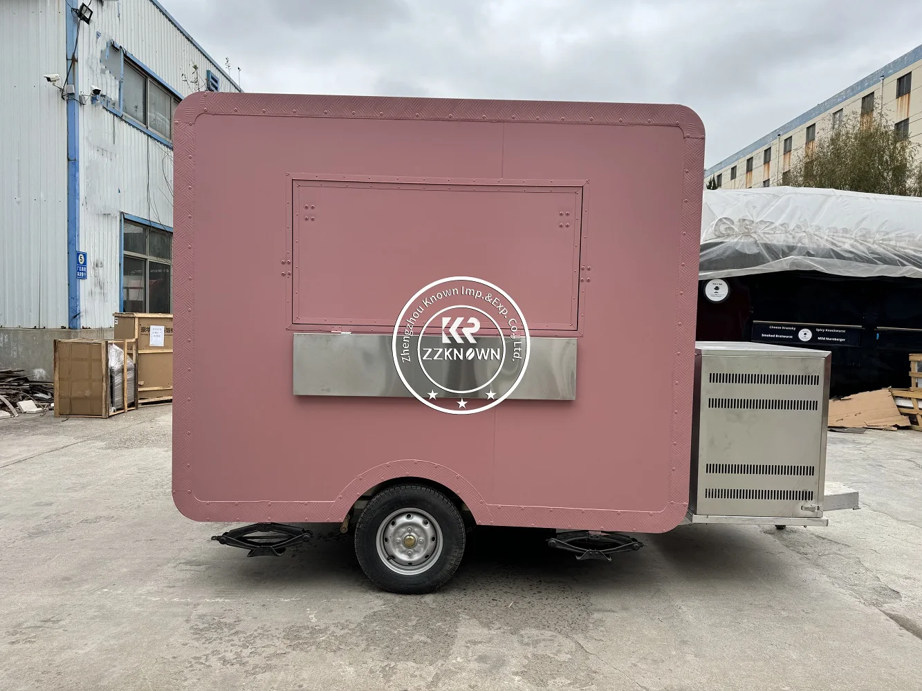 2024 American Popular Street Outdoor Fast Food Carts Crepe Food truck with Snack mobile kitchen cooking equipment price