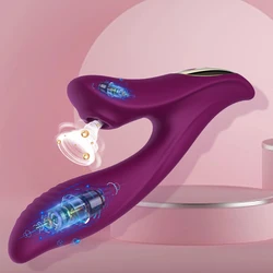 Vibromasseur à Succion Vaginale à 10 Vitesses pour Adulte, Jouet Sexuel Vibrant pour Sexe Oral, Épaisseur du Clitoris, Masturbation Féminine, 7.0