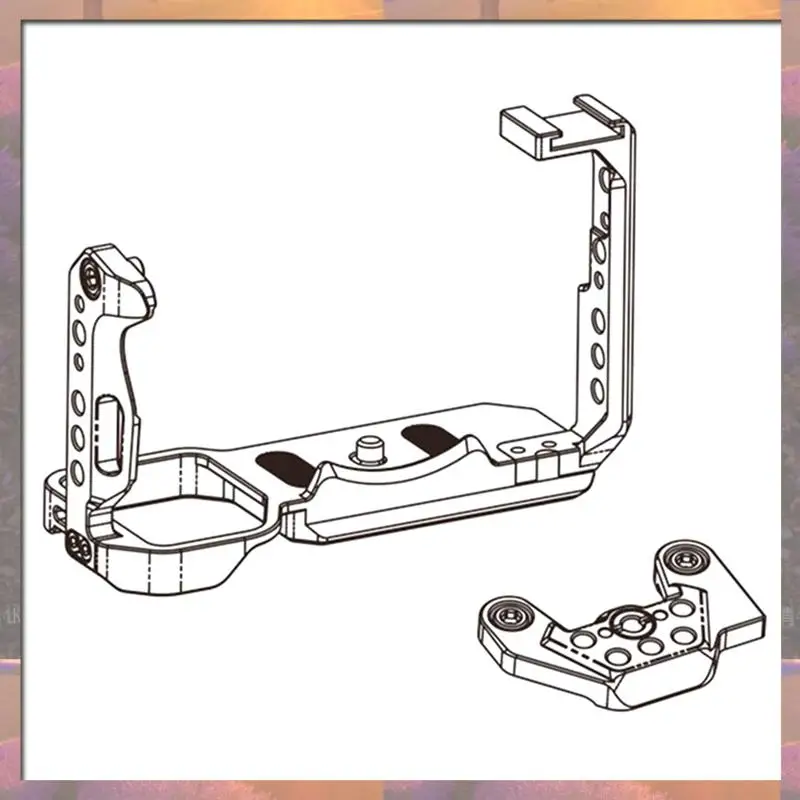 Penjualan Terbaik Sangkar Kamera Aluminium Sangkar Kamera Nyaman Casing Kamera SLR Sony Rilis Cepat untuk Sony FX3 FX30
