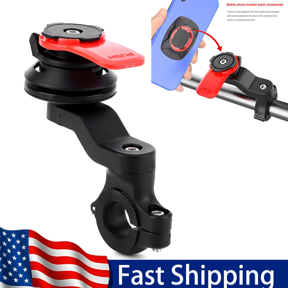 

Вращающийся на 360° держатель для телефона, ручка для мотоцикла, велосипеда, защита от сотрясений, поддержка навигации, держатель для мобильного телефона, быстрая блокировка, подставки