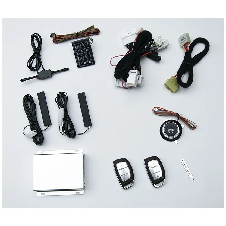 Offers a plug-and-play OVI automotive alarm system with keyless entry and remote starter, providing perfect security for