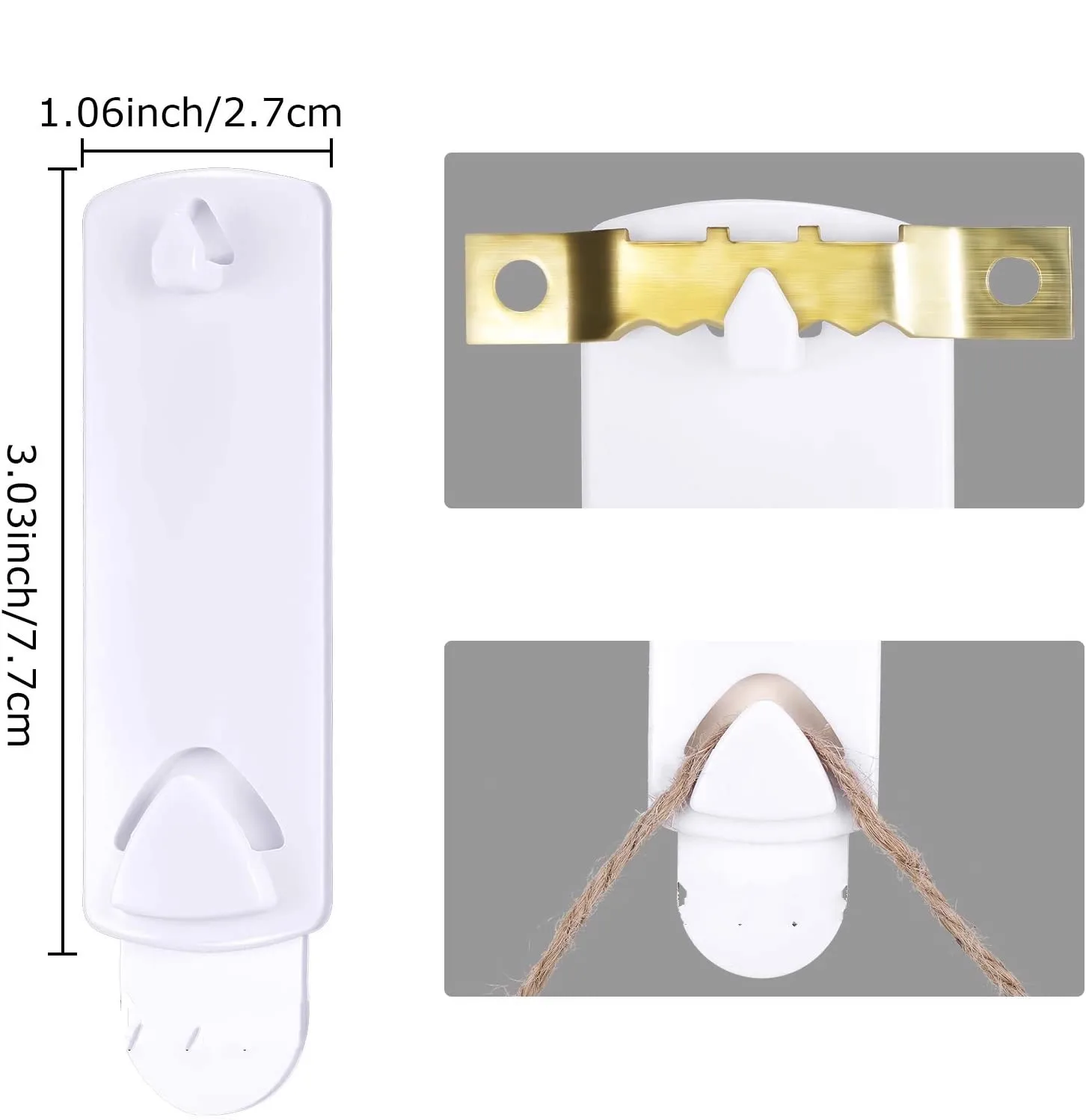 Sawtooth Picture Hangers Damage Free Frame Hangers No Tools Wall Hooks for Hanging Sawtooth Frames