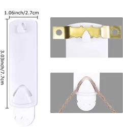 Sawtooth Picture Hangers Damage Free Frame Hangers No Tools Wall Hooks for Hanging Sawtooth Frames