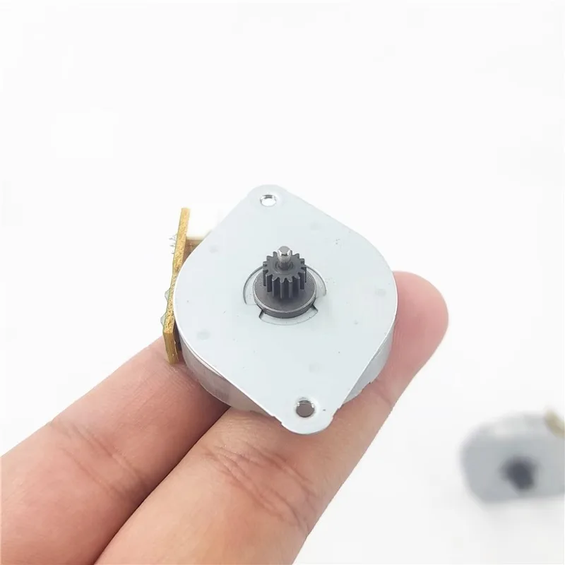 Ultra-thin ST35 circular stepper motor PM permanent magnet high speed two-phase four-wire small printer motor