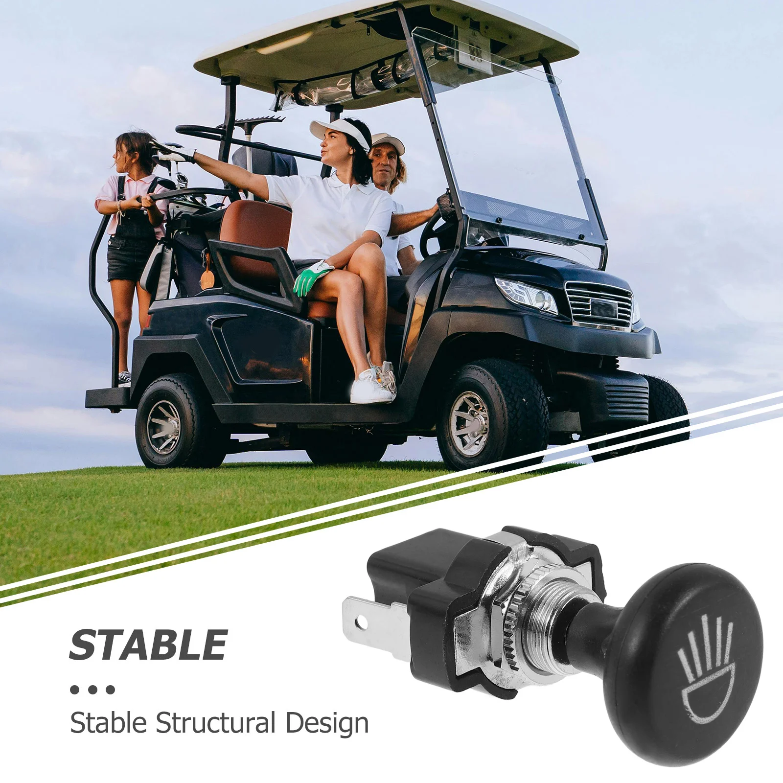 

Golf Cart Headlight Switch Replacement Push Pull Light Switch Compatible with Clubcar Ds Txt Ezgo Fine