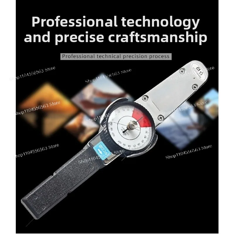 

High Precision Bidirectional Dial Torque Wrench Mini Durable Measuring Hand Tool For Car Lug Nut Daily Maintenance And Repair
