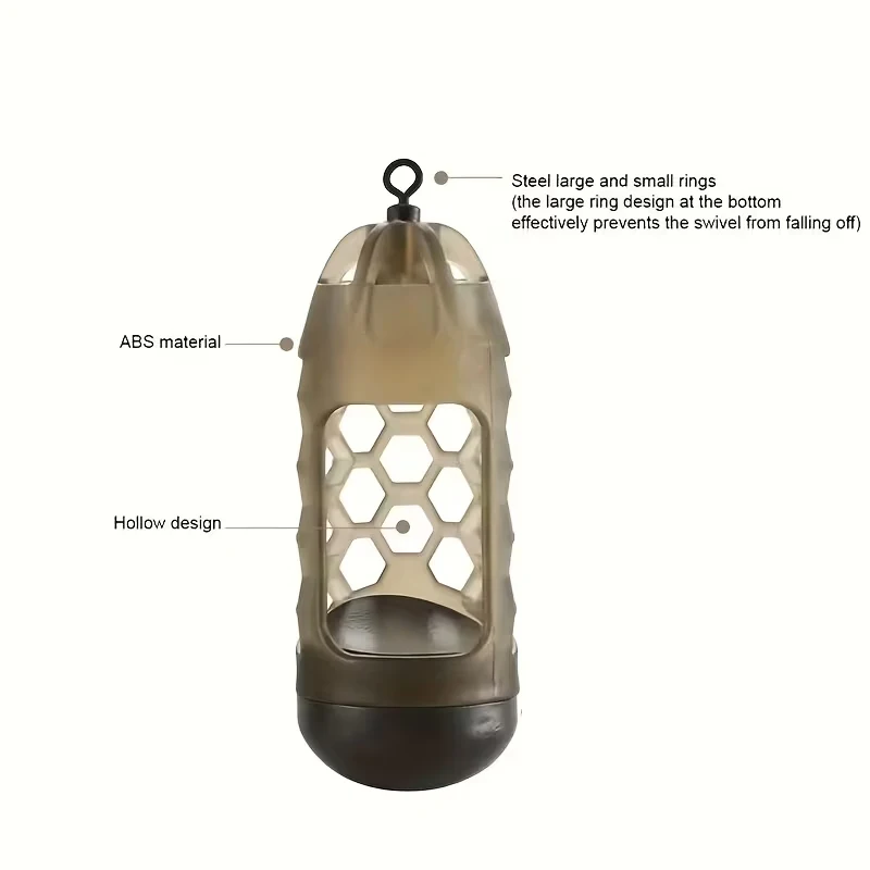 YOTO Alimentador carpfishing lastrado – Polímero HD con tapa abatible - imagen 3