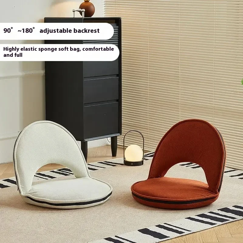 %Net red lazy bed sofa bay window tatami chair back bedroom living room Homestay Japanese folding simple recliner chair silla