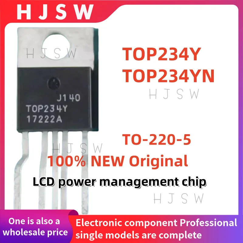 5 قطعة 100% جديد الأصلي TOP232YN TOP232Y TOP233YN TOP233Y TOP234YN TOP234Y TOP232 TOP233 TOP234 TO220-5 LCD إدارة الطاقة رقاقة