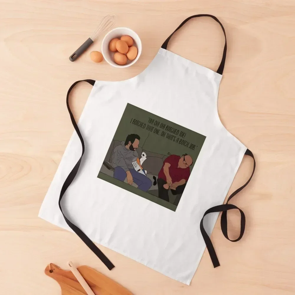 

Botched Toe! Apron manicurist Chef Uniform professional hairdressing Home Cleaning Apron