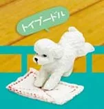 Yell Japan Gashapon Capsule Toy Figurine Cute Pet Animal Puppy Mop The Floor P3 Action Figure Anime Miniature Model Gift