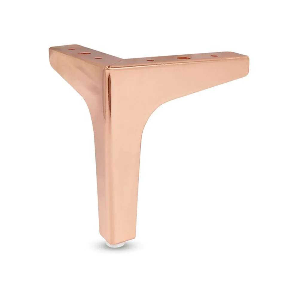 Metal Furniture Legs Replacement Wear-resistant Nightstand Storage Box Leg Triangle Anti Scratch Cupboard Sofa Chair Feet