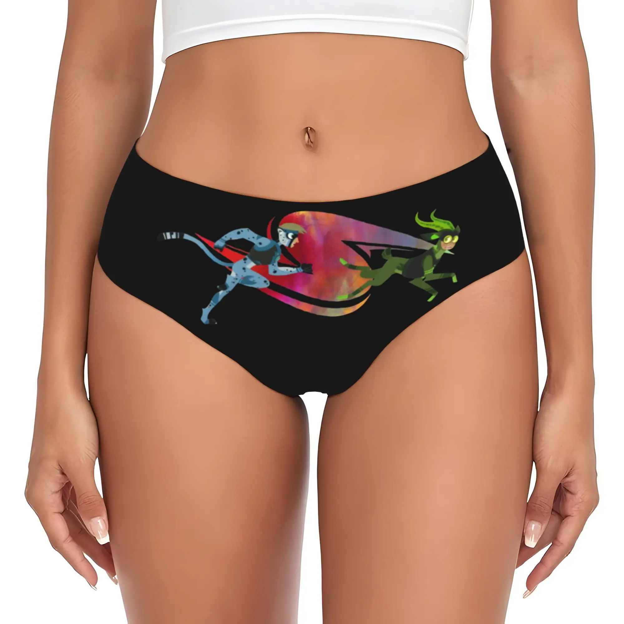 

Custom Wilds Anime Kratts Briefs Underwear Women Comfortable Stretch Cartoon Panties