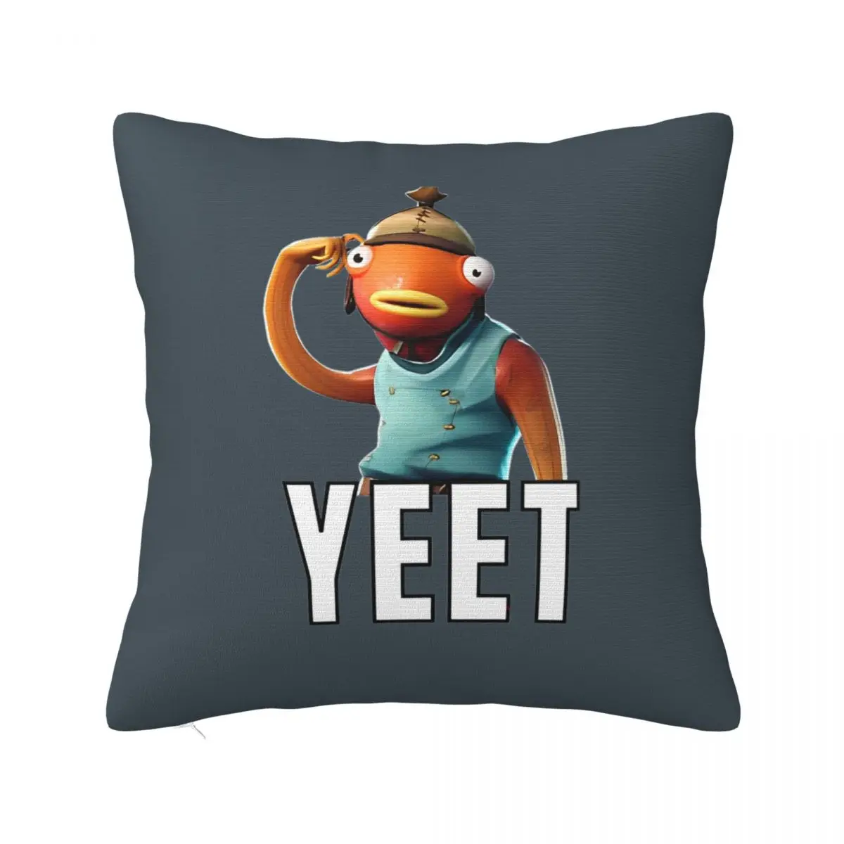 Pillowcase Cover For Bedroom guest room children's room recreational vehicle vacation home Hotel Fortnition Fish Yeet