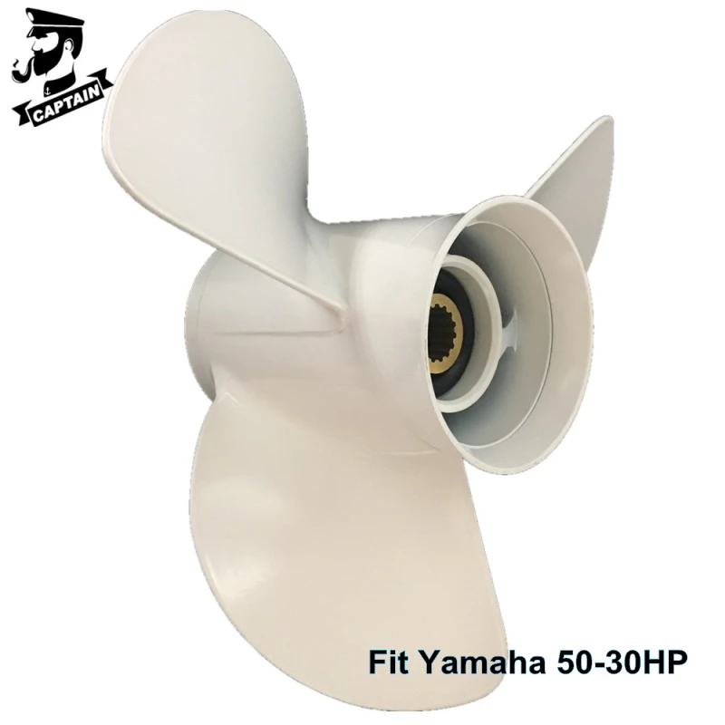 Captain Boat Propeller Outboard 14x13 Fit Yamaha Engines 50HP 60HP 75HP 80HP 115HP 130HP Aluminum Screw 15 Tooth Splines RH