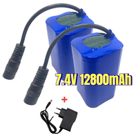 Original T1882011-5 T888 V007 H18 C18 2S2P 7.4V 12800mAh Li-ion Battery Pack for Remote Control/RC Fishing Bait Boat Battery