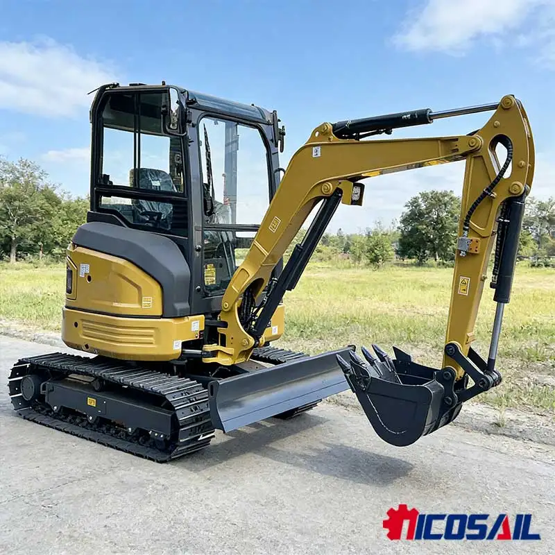 

Kubota-Powered 3ton Mini Excavator - Low Emission & Multi-Scene Adaptability for Contractors & Hobbyists