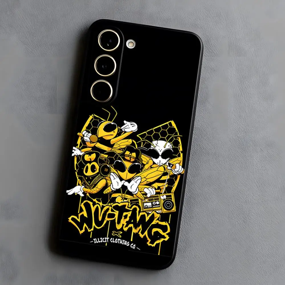 Чехол Wu T-Tang Rapper Clan для телефона Samsung A16 A26 A36 A56 A15 A25 A35 A55 A34 A24 A54 A23 A53Черный мягкий корпус