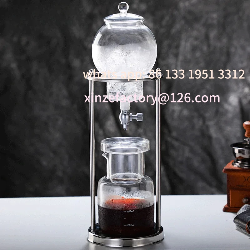 Customizable 600ml Classic Cold Brew Coffee Ice Maker Espresso Drip Pot Specialized Barista Accessories